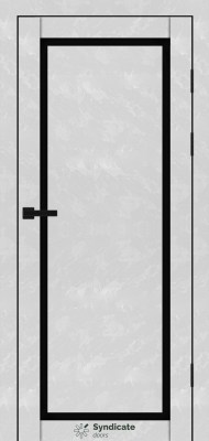 SD-PVC-113 Бетон білий скло BLK